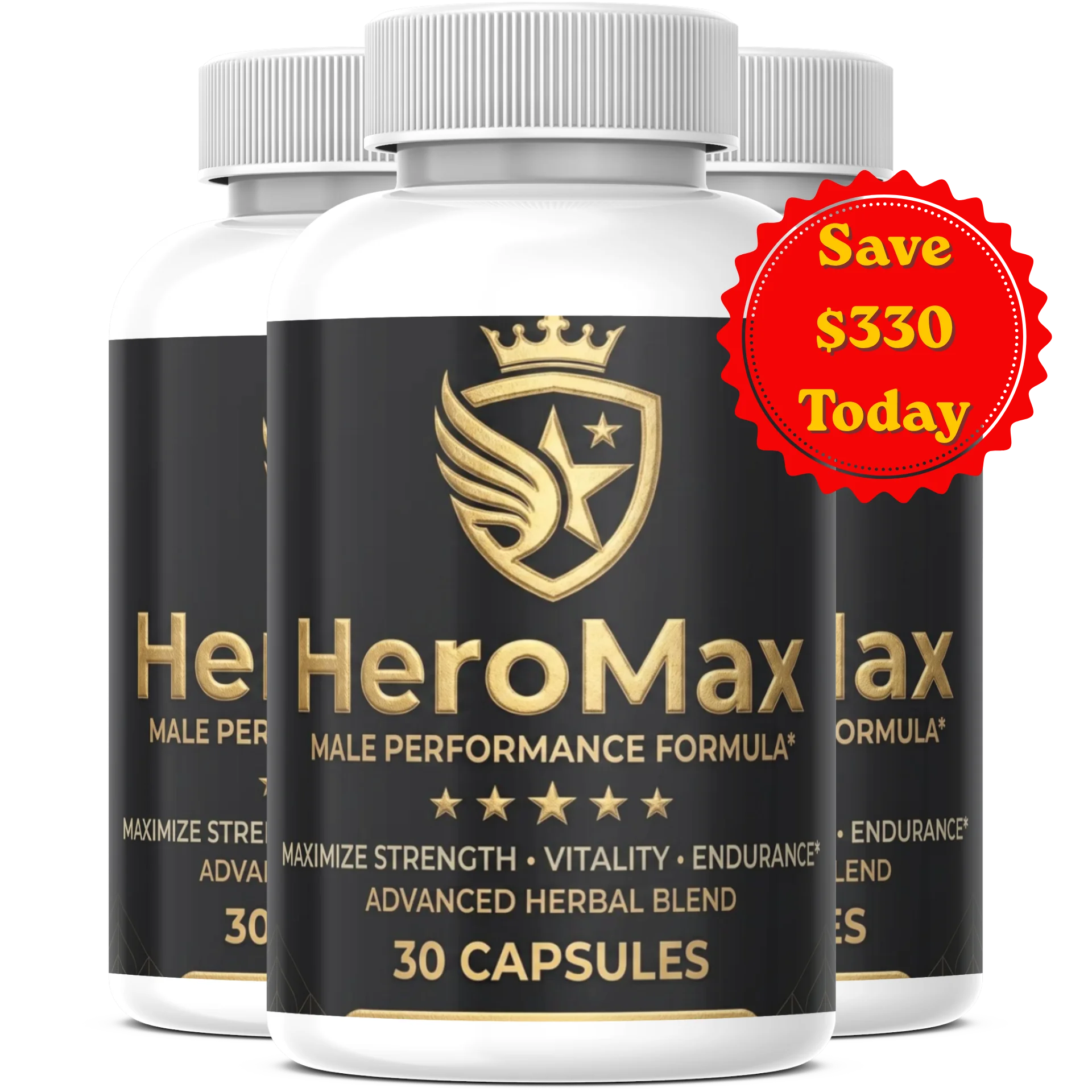 HeroMax 3 Bottles