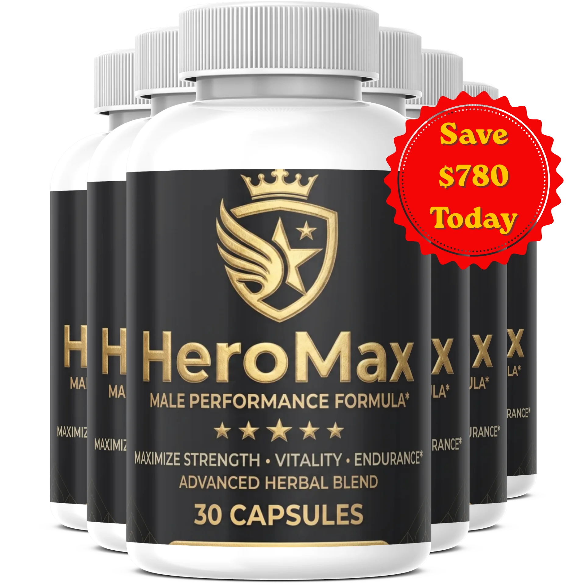 HeroMax 6 Bottles